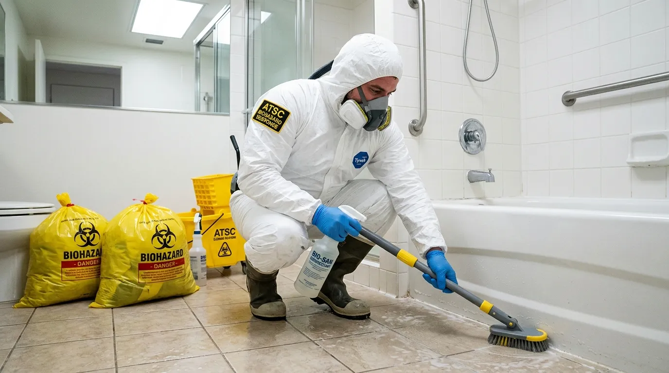 Decontamination equipment deployed for Blood Cleanup in Milltown